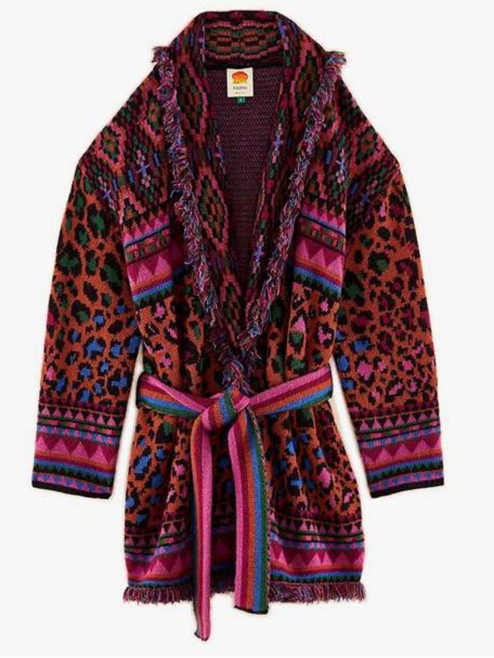 Farm Rio Ainika Tapestry Cardigan Sz. L - Picture 4 of 9